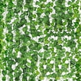 thumbnail image 1 of Nvzi Paquete de 36 enredaderas falsas con hojas, guirnalda de hiedra artificial, hojas de hiedra falsas para dormitorio, guirnaldas de vegetación artificial, enredaderas colgantes, 1 of 5