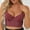 Wine, variant on HOMBOM Unlined Womens Bras Daily Soft Cup Bralette Brassiere Comfort Black Spaghetti Straps Wireless Bras 32C