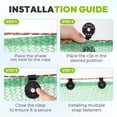 thumbnail image 2 of Shade Cloth Heavy Duty Lock Grip, 2026 New Shade Cloth Plastic Clips, Greenhouse Cloths Fix Clamp,Windproof Tent Clamp Grip for Garden Anti Bird Netting & Sun Shades Net (20, Black), 2 of 5