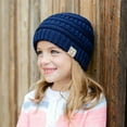 thumbnail image 3 of CC Brand Trendy Warm Chunky Soft Stretch Cable Knit Skully Beanie Hats Cap, 3 of 48