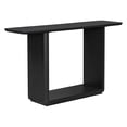 thumbnail image 4 of EUROCO 59.8" Console Table with U-Base Design,Minimalist Behind Sofa Table Entryway Table with Curved Corner for Living Room,Hallway, Black, 4 of 8