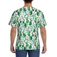thumbnail image 3 of Vsdgher Cactus Plants Print Men's Dry Fit Mesh Athletic Shirts Moisture Wicking Tennis T-Shirt Tops, 3 of 9