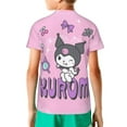 thumbnail image 3 of Sanrio Kuromi Kids T-Shirt 3d Printed Graphic T-Shirts Boys And Girls Short Sleeve Shirts For Youth Kids X-Small, 3 of 6