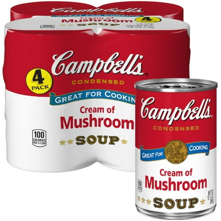 (8 Cans) Campbell's Condensed Cream of Mushroom Soup, 10.5 (Best Mushroom Soup No Cream)