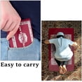 thumbnail image 5 of Hitopin Portable Waterproof Muslim Prayer Mat Red Color Light andPrayer Rug with Compass Muslim Prayer Rug Qibla Finder and Booklet, 5 of 5