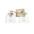 thumbnail image 2 of Millennium Lighting  Avenna 2/3 Light Vanity Fixture 2 Light - Modern Gold, 2 of 5