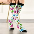 thumbnail image 2 of Gray Socks Themed Comfortable 3D Cute Printed Mid Calf Sports Socks, 2 of 4