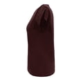 thumbnail image 2 of Blusa George para Mujer Cuello Redondo, Manga Corta con Eylet Vino Talla G, 2 of 4