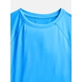 thumbnail image 2 of Athletic Works Girls Active Fashion Tee with Short Raglan Sleeves, Sizes 4-18 & Plus, 2 of 3