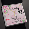 thumbnail image 3 of À Ma Petite Amie SoulMate Séduisante Ruban Collier Message Carte, 3 of 7