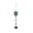 Blue C, variant on Wooden Sailboat Wind Chime Pendant Blue Ocean Nautical Decor Hanging Ornament 1 Pack