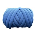 thumbnail image 1 of Cotton Polyester Chunky Yarn Tube Giant Yarn for Rug Making Carpets Handbag Dark Blue, 1 of 8