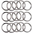 thumbnail image 1 of Bag Carabiner Ring, 30 Pieces Round Carabiner Ring, Spring Buckle Mini 20mm Round Carabiner Keychain Hook Clips, 1 of 5