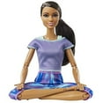 Barbie Made to Move Doll with 22 Flexible Joints & Curly Ponytail Wearing Athleisure