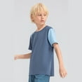 thumbnail image 7 of GYRATEDREAM 2 Pack Boys Compression Shirt Athletic Short Sleeve Baseball Undershirt Soccer Sports Base Layer Top 5-12T, 7 of 7