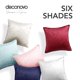 thumbnail image 5 of Deconovo Designer Series Jacquard Cushion Cover for Sala de estar Floral Pattern Fundas de cojines Juego de 2, Slate Blue, 18x18 Inch, 5 of 7