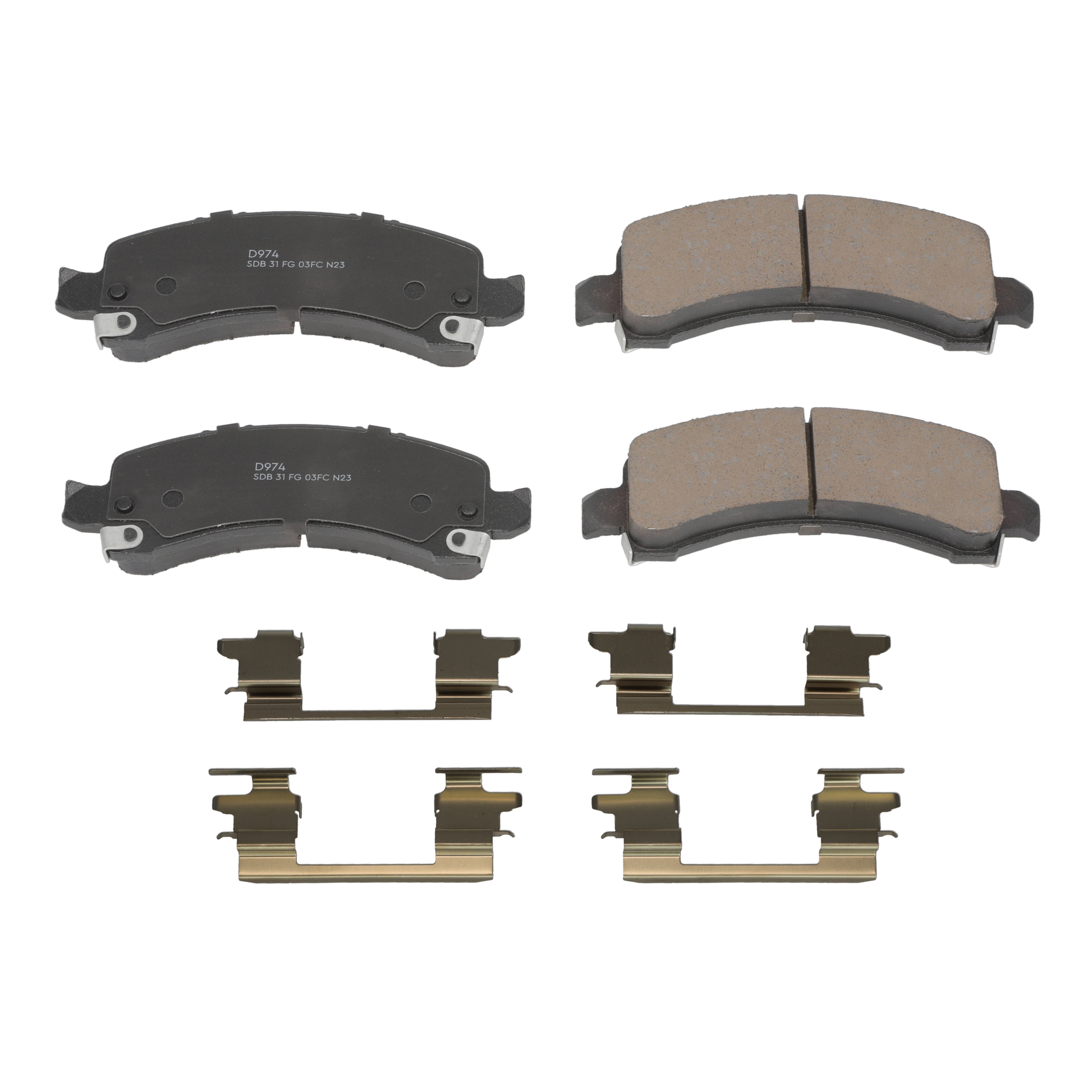 Winstop Brake Pad Set, Rear WS.0974.0.C, Chevrolet Express 2500 2020-2003