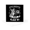 thumbnail image 5 of 3drose, Best Friends for Life Frenchie French Bulldog, 6 Greeting Cards with Envelopes, 5 of 7