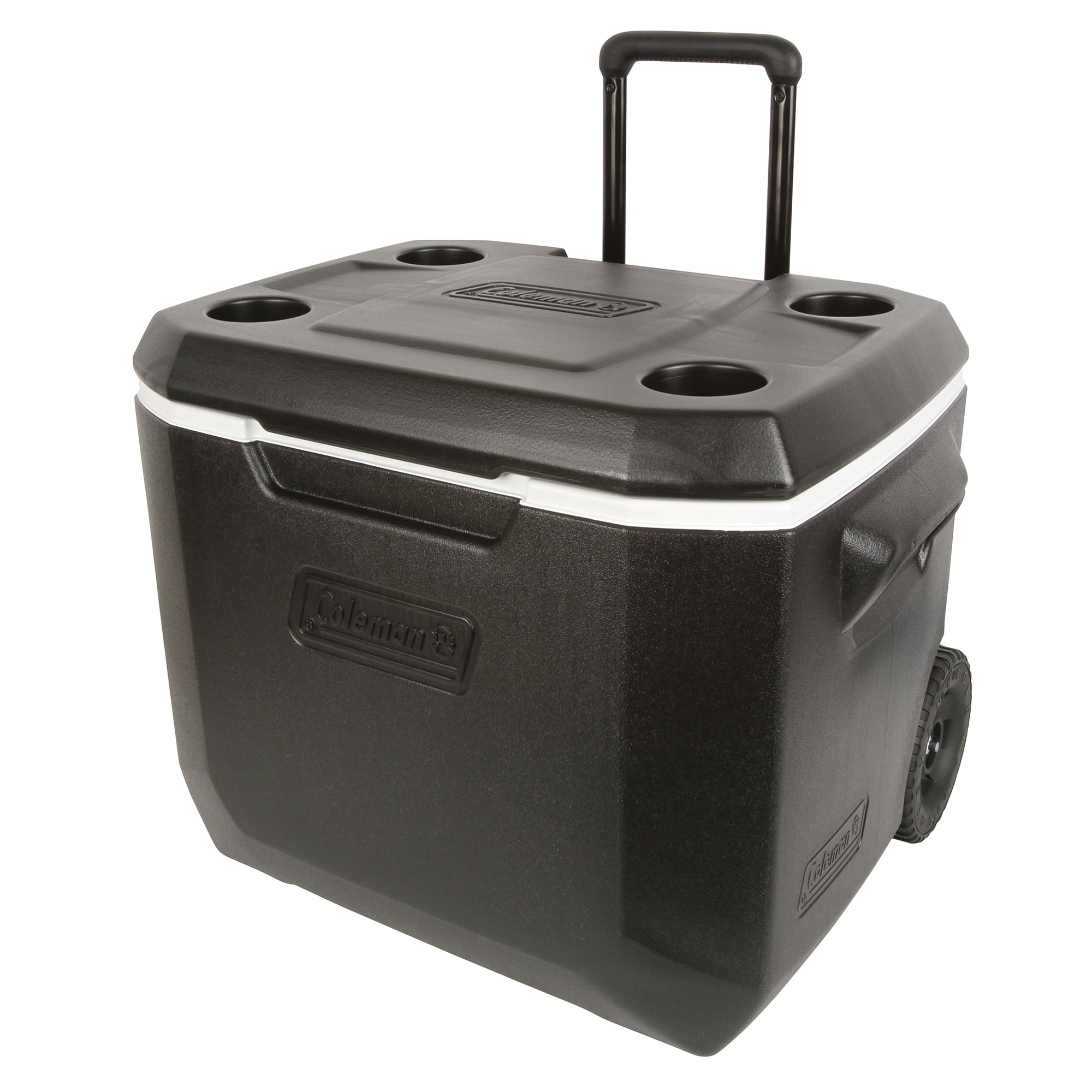 Coleman 50-Quart Xtreme 5-Day Heavy-Duty Cooler with Wheels, Black