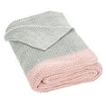 thumbnail image 2 of SAFAVIEH Elowen 50" x 60" Stripes Throw, Grey/White, 2 of 3