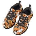 thumbnail image 4 of Chririnla Kids Halloween Shoes Boys Girls Pumpkin Bat Cats Sneakers Breathable Comfort Mesh Walking Shoes Lightweight Athletic Running Trainer, 4 of 7