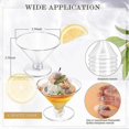 thumbnail image 3 of 80 Pack Plastic Martini Glasses Disposable Cocktail Glasses, 3 of 5