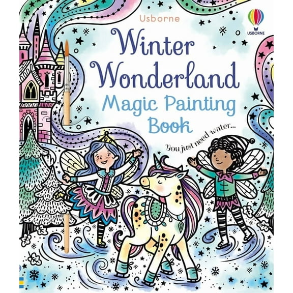 Magic Painting Books Winter Wonderland Magic Painting Book: A Winter and Holiday Book for Kids, (Paperback)