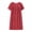 #1 Red, variant on Women's Sleepwear Soft Summer Cotton Silk Short Sleeved Sleep Dress Middle Aged New Loose Fitting Home Wear Elderly Plus Size Dress Pajama Lightweight Nightgowns for Women