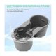 thumbnail image 5 of Inserto de portavasos de consola central Yashi para Model Y y Model 3 2021-2023 color gris, 5 of 5