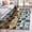 Blue, variant on 2'x6' Rug Runners for Hallways Kitchen, Cute Dog Claws Non Slip Entryway Beside Floor Carpet Runner, Farmhouse Brown Grey Wooden Puppy Pawprints Laundry Room Bedroom Throw Rugs Mat for Family Pet