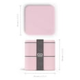 thumbnail image 4 of monbento MB Carré Bento Boîte - Litchi Rose, 4 of 4