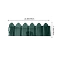 thumbnail image 3 of Avdolw Plastic Garden Fence Edging - Decorative Picket Fence for Lawns and Flowerbeds, Durable Modular Design for Outdoor Spaces, Easy Installation and Maintenance,Green, 3 of 5