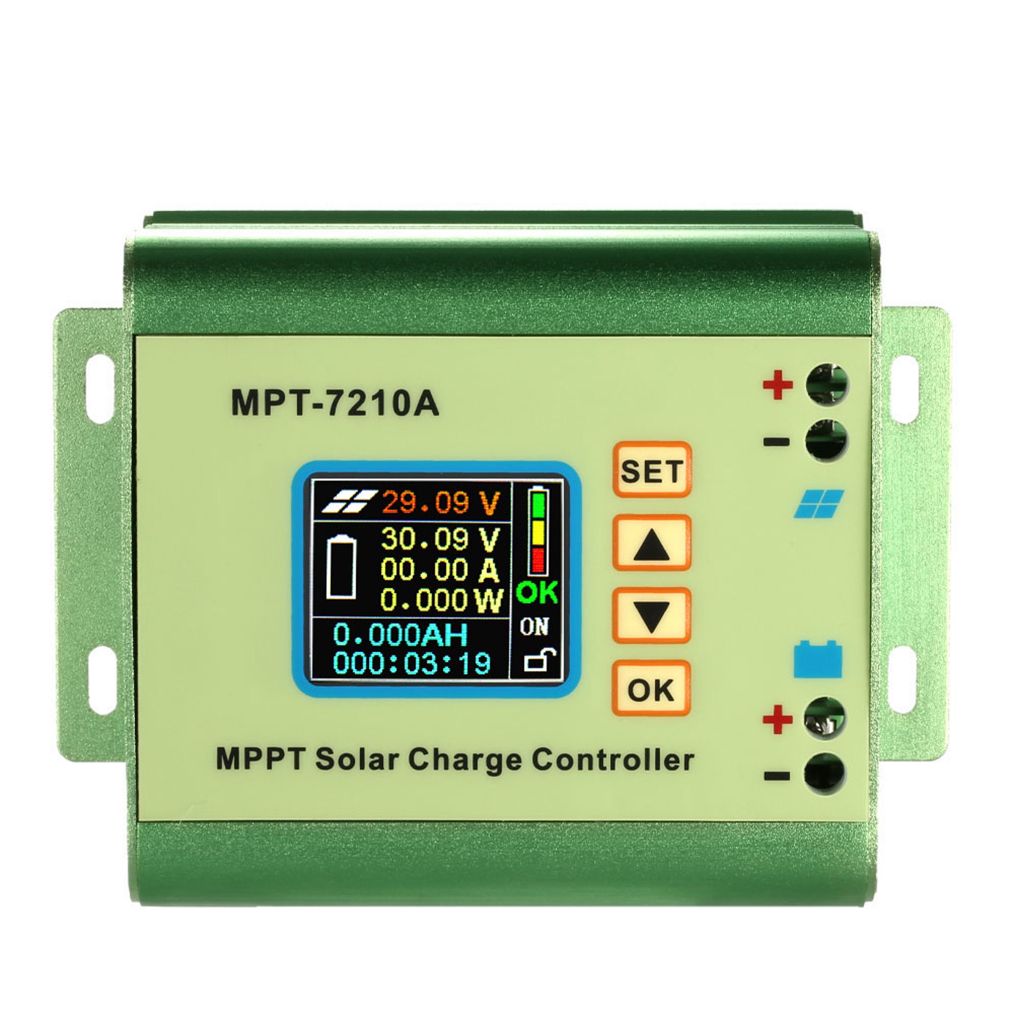 Mppt Solar Panel Battery Regulator Charge Controller With Lcd Color Display 24 36 48 60 72v 10a Compatible Dc Dc Boost Charge Function Walmart Canada