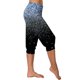 thumbnail image 2 of Pantalones Casuales de las Mujeres Imprimidos Leggings Pantalones Recortados, Pantalones Elásticos Cómodos para el Día Y el Deporte, 2 of 6