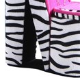thumbnail image 3 of Benzara BM240356 High Heel Zebra Shoe Jewelry Box with 3 Hooks, Multi Color, 3 of 5