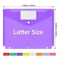 Binders, Plastic Poly Envelopes, Colorful Clear 3Ring Binders, Letter