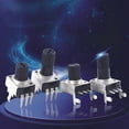 thumbnail image 4 of RV09 Potentiometer 5pcs Variable Resistors Single Turn Adjustable Rotary Taper Potentiometer With Knob -1K vertical-7.5mm, 4 of 5