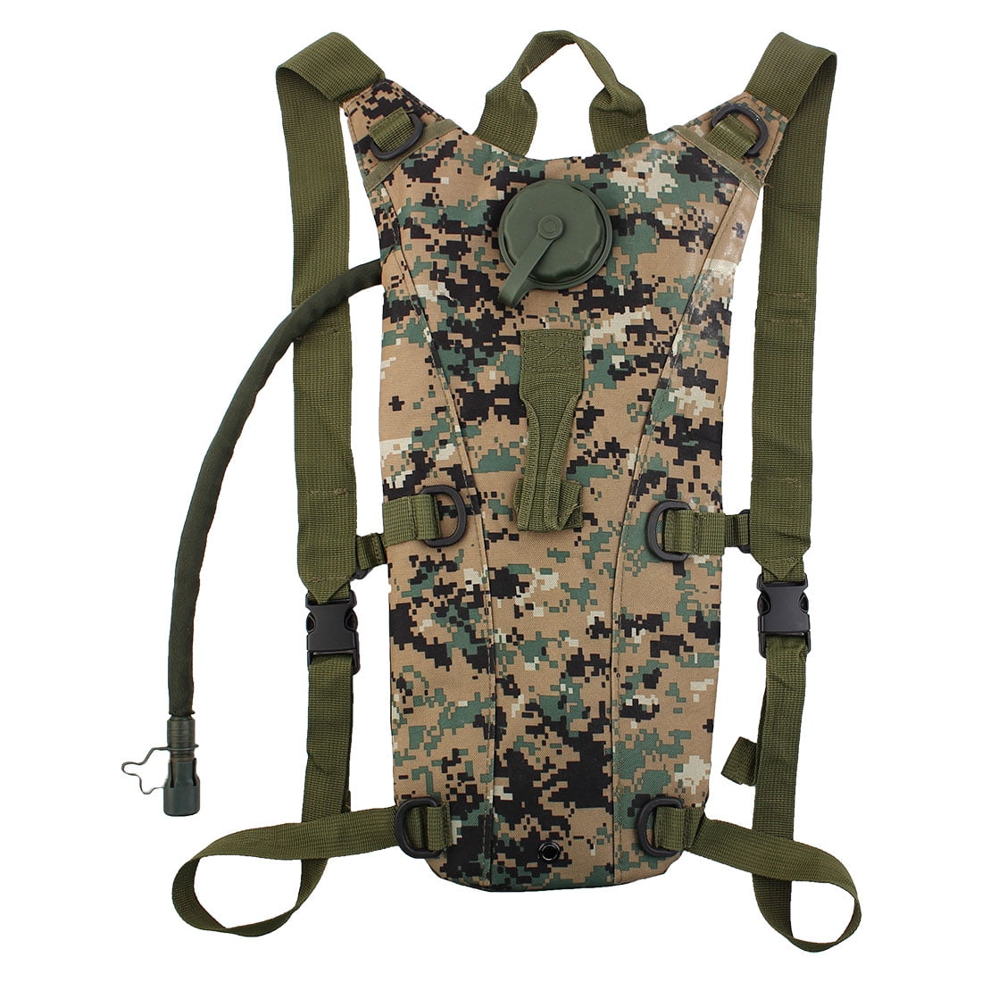 Hiking Camping Riding Cycling Hydration Pack Backpack w 3L Water Bladder Bag by Unique-Bargains