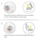 thumbnail image 5 of Novelty Place 2pcs Giant Inflatable Dice, 50cm/20inch And Jumbo Dice For Indoor And Outdoor Game, Lu, 5 of 5