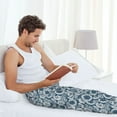 thumbnail image 5 of Naloa Sunflowers Pajama Pants Men, PJ Bottoms, Sleep & Lounge Pants-XX-Large, 5 of 6