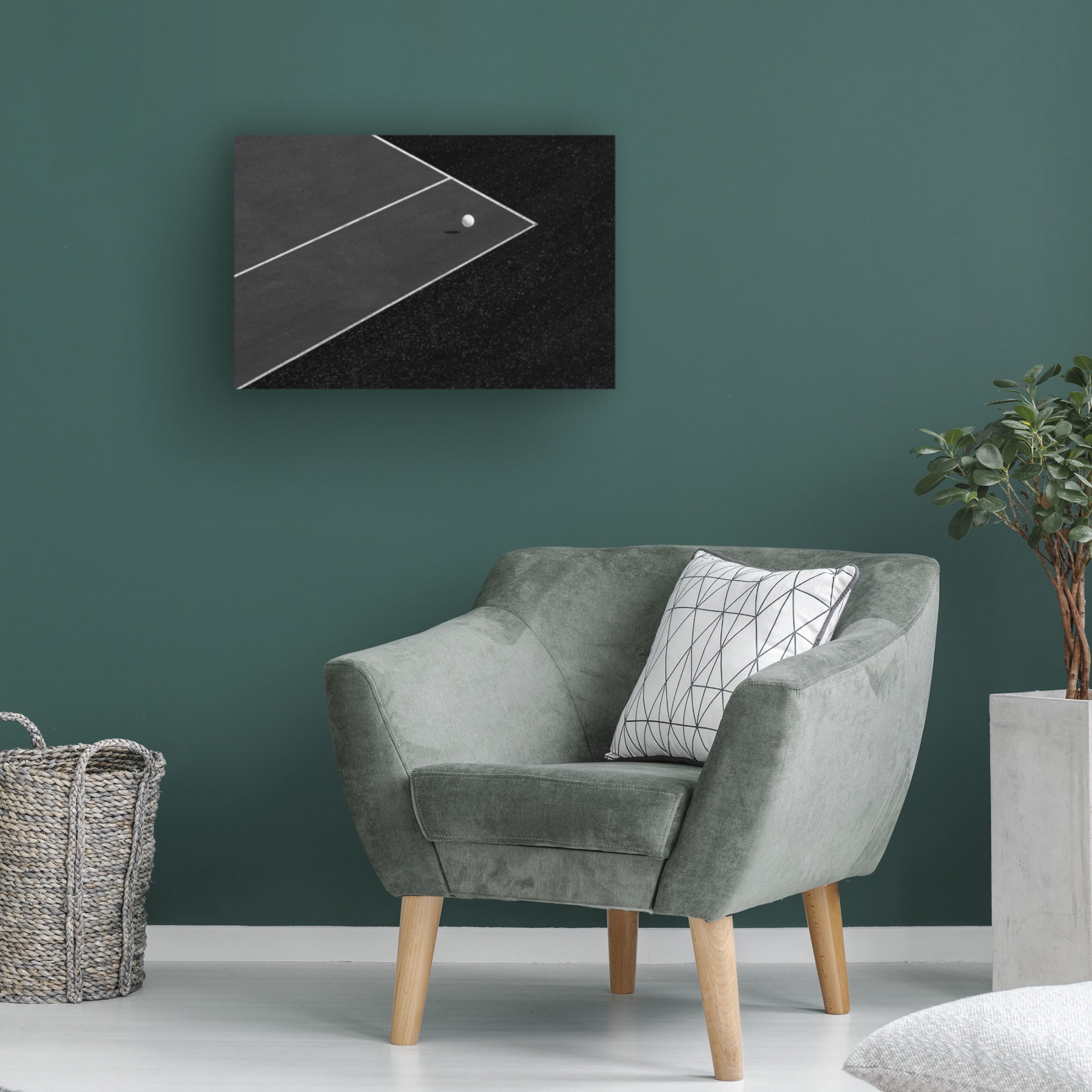 Trademark Fine Art Sara Goli The minimal shot Canvas Wall Art