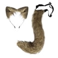 thumbnail image 1 of Colgante De Cola De Animal Adorable En 3D Para Halloween, Con Pompones, Cola Peluda A La Moda, 50 Cm, Cola De Peluche Para Halloween Con Diadema De Peluche Para Las Orejas, 1 of 6