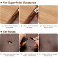 thumbnail image 3 of SEISSO Furniture Markers for Scratches,Wood Floor Scratch Repair Kit with Wax Filler Sticks, 13 Piece Set for Furniture Restoration, Tables, Cabinets & Hardwood Floors, 3 of 15