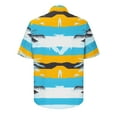 thumbnail image 6 of Njoeus Hawaiian Shirts for Men Big & Tall Shirt Funny Novelty Graphic Button-Down Shirt Casual Short Sleeve Shirts Summer Holiday Beach T-Shirts Tops 2X 3X 4X Summer Savings Yellow, 6 of 7