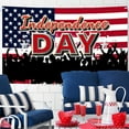 thumbnail image 7 of luoshd Independence Day Decorations Congratulations Independence Day Banner Holiday Party Decorations Hanging Flags Patriotic Decorations Photo Backdrops, 7 of 7