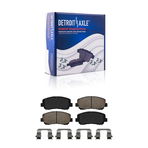 Detroit Axle - Front Brakes Brake Pads Replacement for Dodge Dart Chrysler 200 Fits select: 2015-2017 CHRYSLER 200 LIMITED, 2013-2016 DODGE DART SXT