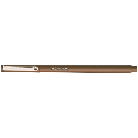 Marvy Uchida LePen Fine Line Marker - Brown