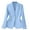 Blue, variant on Women's Business Blazer Jackets Lightweight Single Breasted Blazer Loose Fit Solid Color Long Sleeve Office Blazer Work Wear