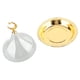 thumbnail image 4 of Plato Para Servir Cloche, Atractivo Plato Decorativo Con Cúpula, Acrílico Dorado De Acero Inoxidable Para Fiesta, 4 of 7