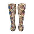 thumbnail image 6 of Kdxio Funny Dogs Family Funny Silky Novelty Funky Long Knee High Socks Soft 3D Print Cosplay Crazy Stockings for Men Women, 6 of 8